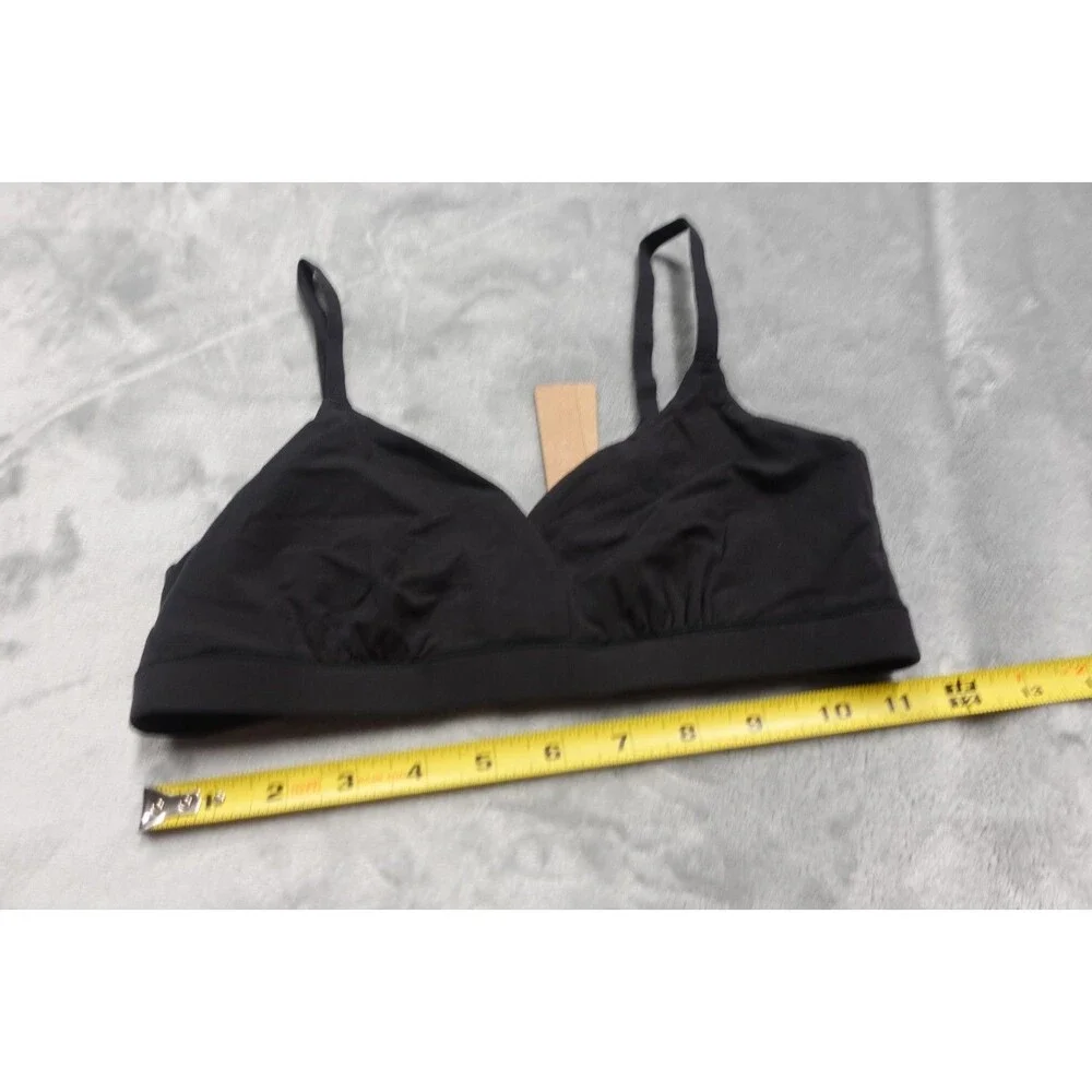 SKIMS Small Black Onyx Fits Everybody Crossover Bralette‎ BR-TRI-9199 NWT